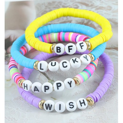 Custom Letter Beaded Bracelet