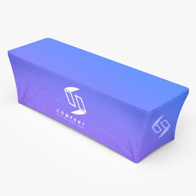 Stretch 8' Table Cover- Full Color Digitally Printed