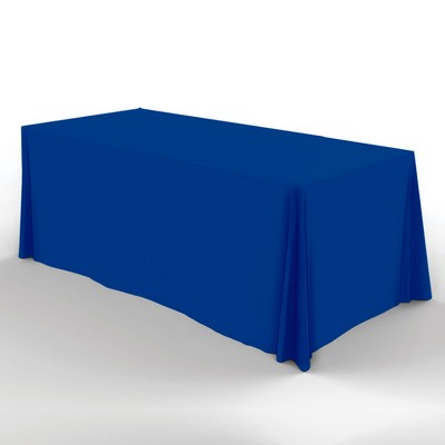 Blank Polyester Poplin 6' Table Cover (132"X60")