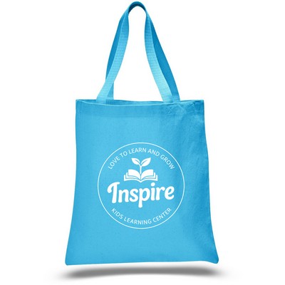12 Oz. Heavyweight Cotton Canvas Tote Bag W/ Web Handles- 15" x 16"