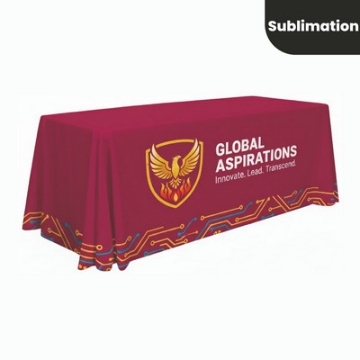Economy Premium Polyester 6' Table Throw