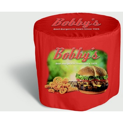 Round Fitted Dye Sublimated Covers (31.5"X29")