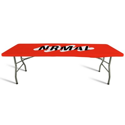 8' Square Stretch Table Topper in Full Color Overall