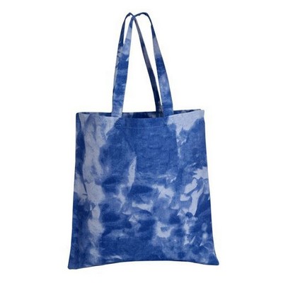 Q-Tees™ Tie-Dyed Canvas Tote (Blank)