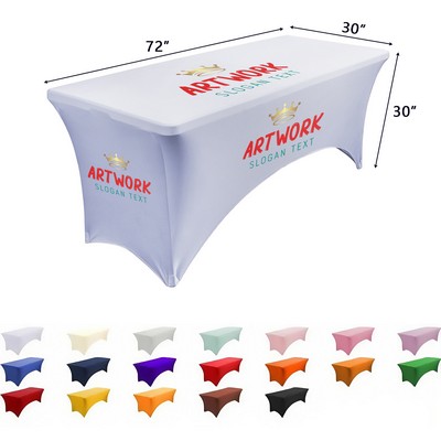 6' Stretch Rectangular Table Cover for Trade Shows